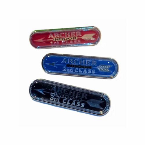 Archer Indoor Class premium bar badge